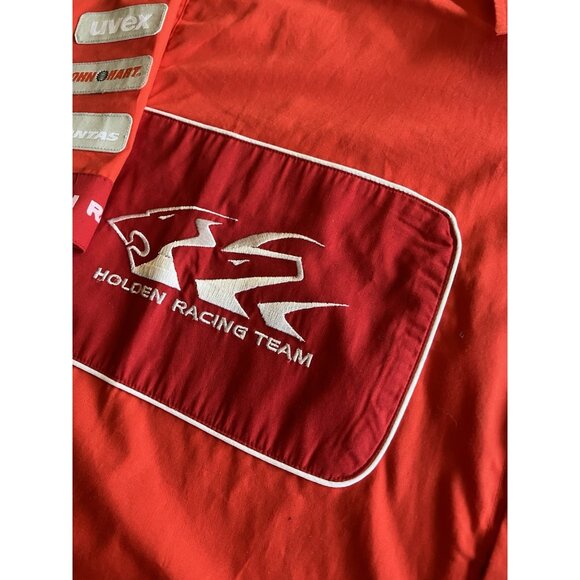 HRT HOLDEN RACING TEAM Button Up Pit Crew Shirt V8 SUPERCARS Men's 2XL - Picture 5 of 16
